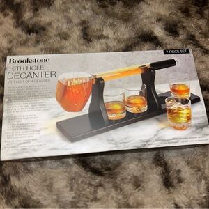 Brookstone 19th Hole Decanter Set -